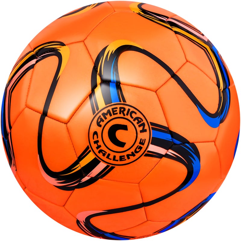 American Challenge Brasilia Soccer Ball â€“ Sizes 5, 4, 3 & 2 â€“ Youth & Adult Training Soccer Ball for Practice, Games & Grass Fields - Image 1